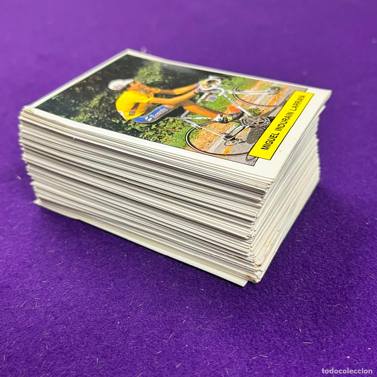 Collectionnisme sportif: COLECCI&Oacute;N COMPLETA DE CROMOS CICLISMO SUPER SKATE BALL. DEL 1 AL 165. SIN PEGAR.