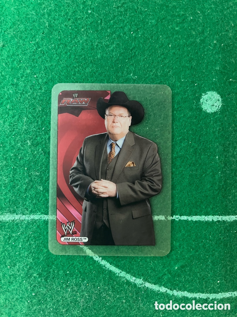 Coleccionismo deportivo: 39 JIM ROSS RAW WWE LAMINCARDS 2007 EDIBAS MUNDICROMO