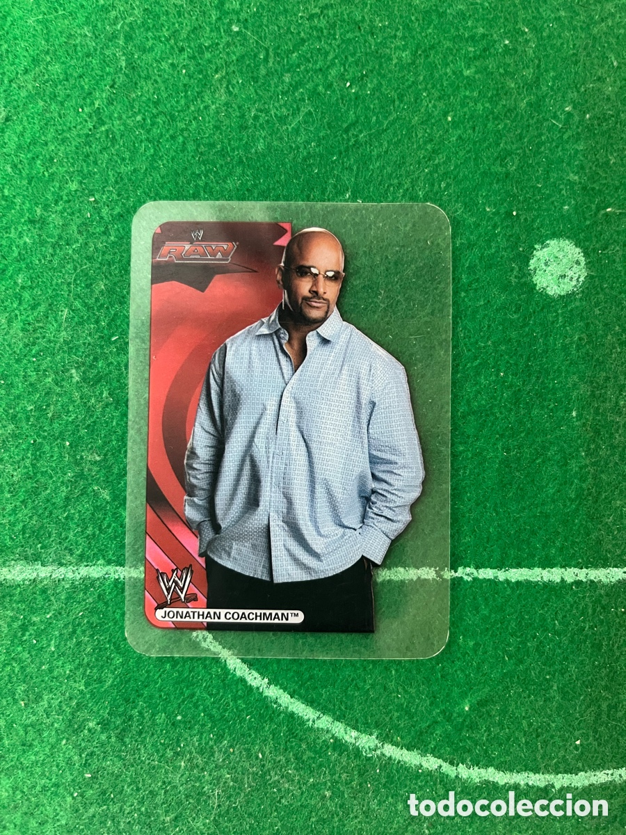Coleccionismo deportivo: 42 JONATHAN COACHMAN RAW WWE LAMINCARDS 2007 EDIBAS MUNDICROMO