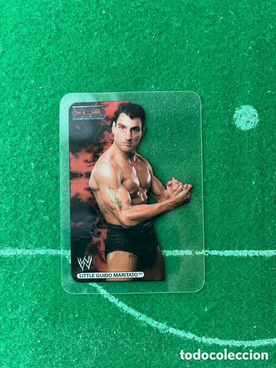 Coleccionismo deportivo: 74 LITTLE GUIDO MARITATO ECW WWE LAMINCARDS 2007 EDIBAS MUNDICROMO