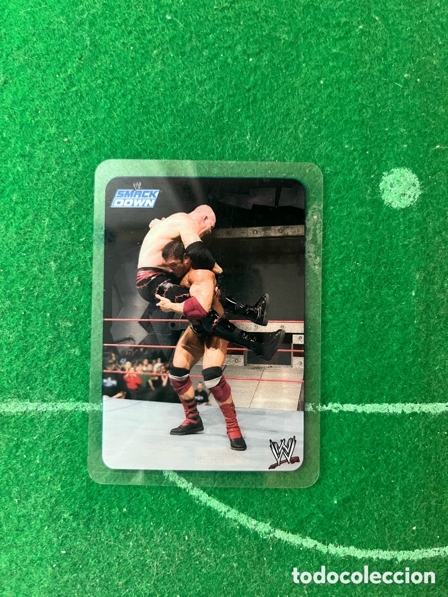 Coleccionismo deportivo: 95 SPINEBUSTER BATISTA SMACKDOWN WWE LAMINCARDS 2007 EDIBAS MUNDICROMO