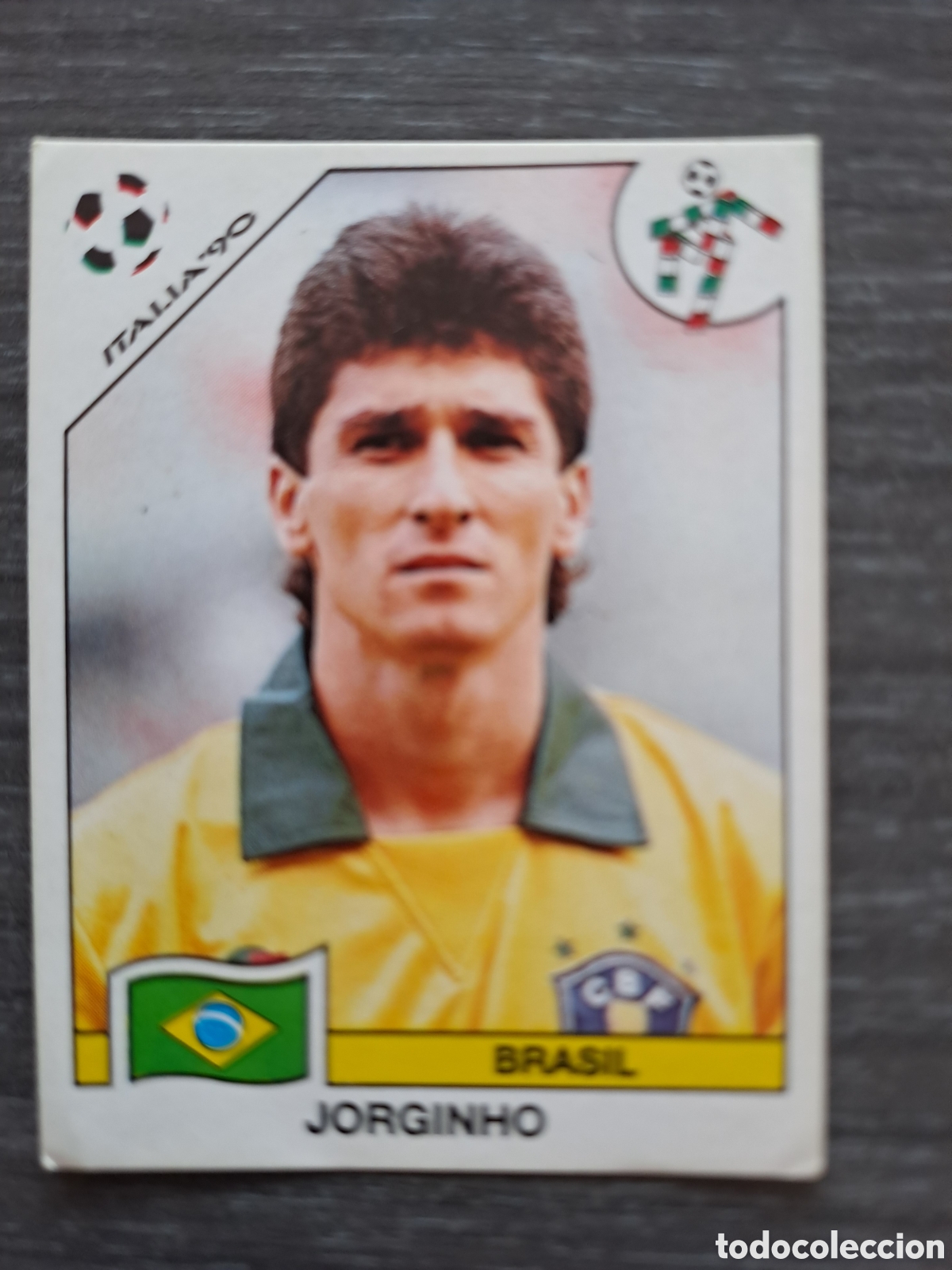 Coleccionismo deportivo: JORGINHO &ndash; BRASIL &ndash; ITALIA 90 Cromo de Jorginho, internacional con Brasil, perteneciente a la colec