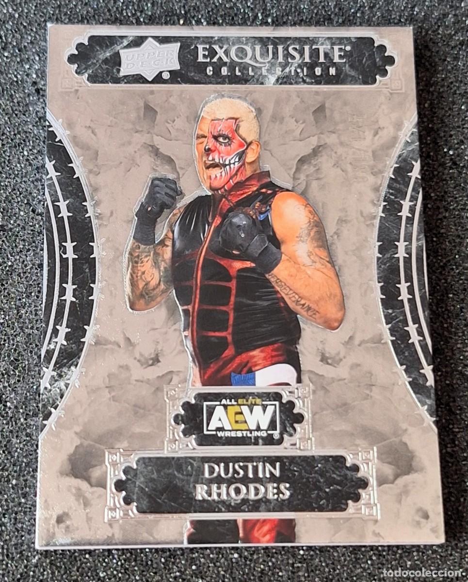 Collezionismo sportivo: Dustin Rhodes Upper Deck Exquisite Collection AEW Black Diamond #47