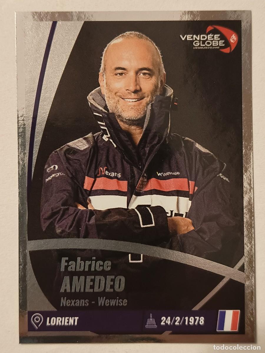 Coleccionismo deportivo: #9 FABRICE AMEDEO (FRANCIA) VENDEE GLOBE 2024 VELA PANINI