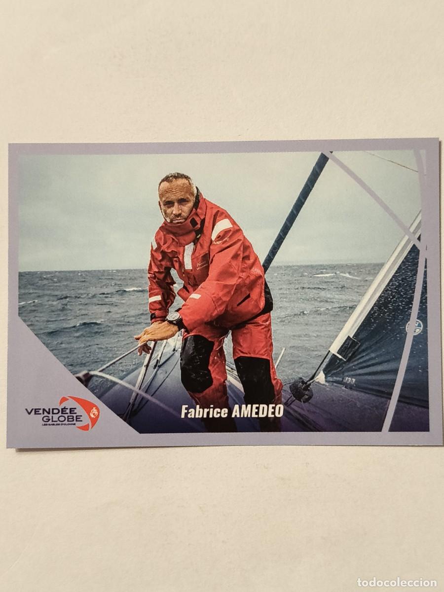 Coleccionismo deportivo: #10 FABRICE AMEDEO (FRANCIA) VENDEE GLOBE 2024 VELA PANINI