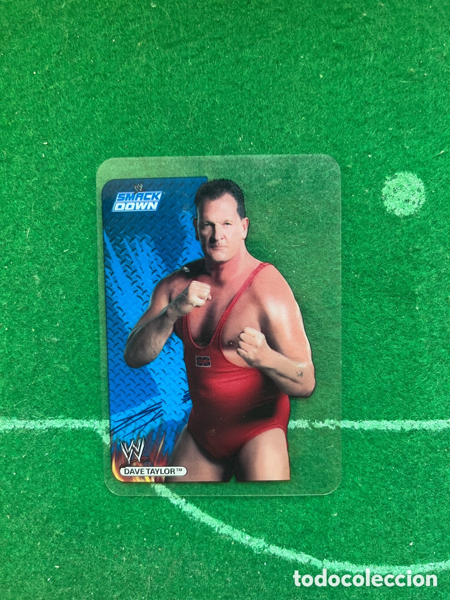 Coleccionismo deportivo: 5 DAVE TAYLOR SMACKDOWN WWE LAMINCARDS 2007 EDIBAS MUNDICROMO