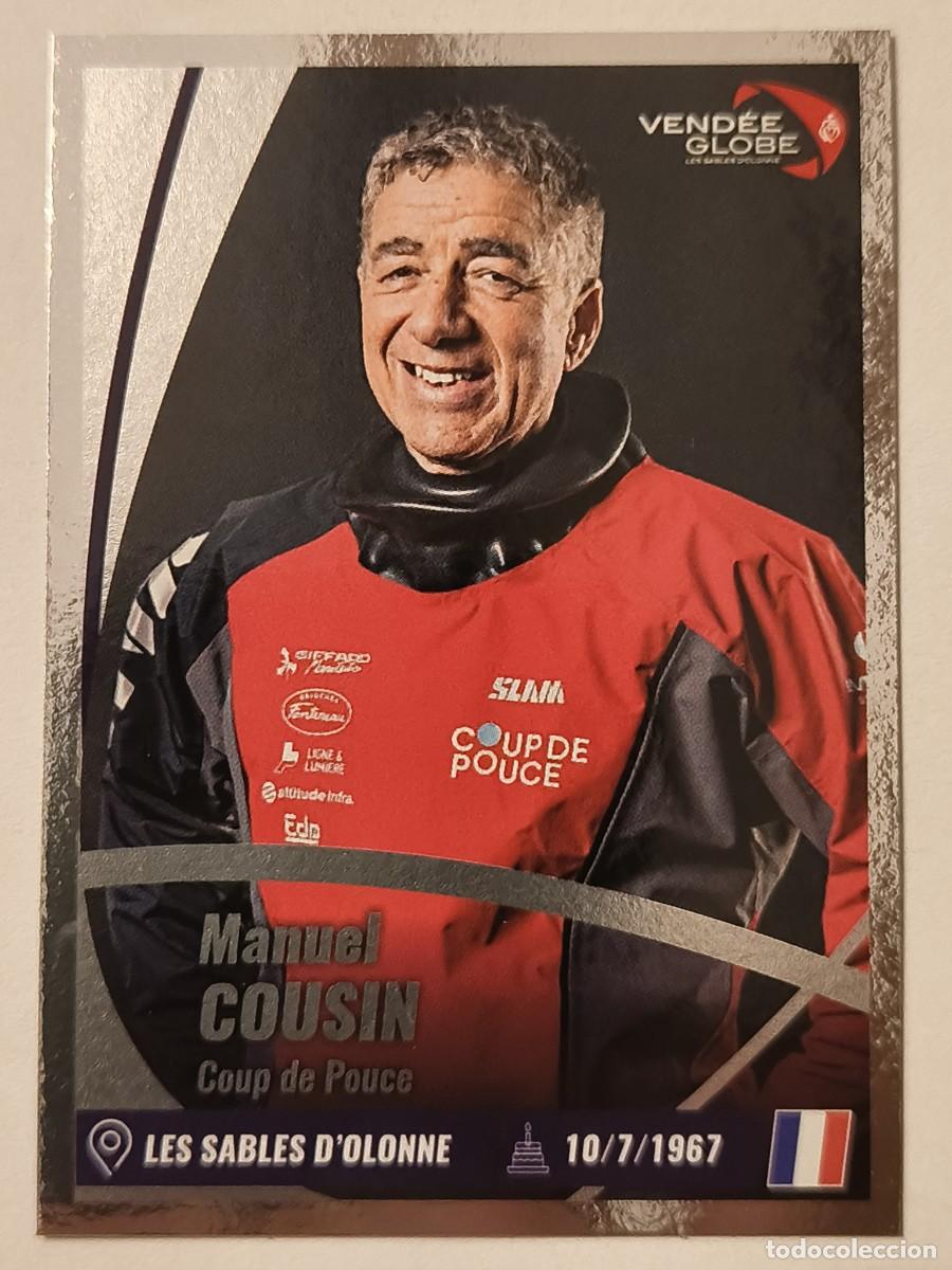 Coleccionismo deportivo: #44 MANUEL COUSIN (FRANCIA) VENDEE GLOBE 2024 VELA PANINI