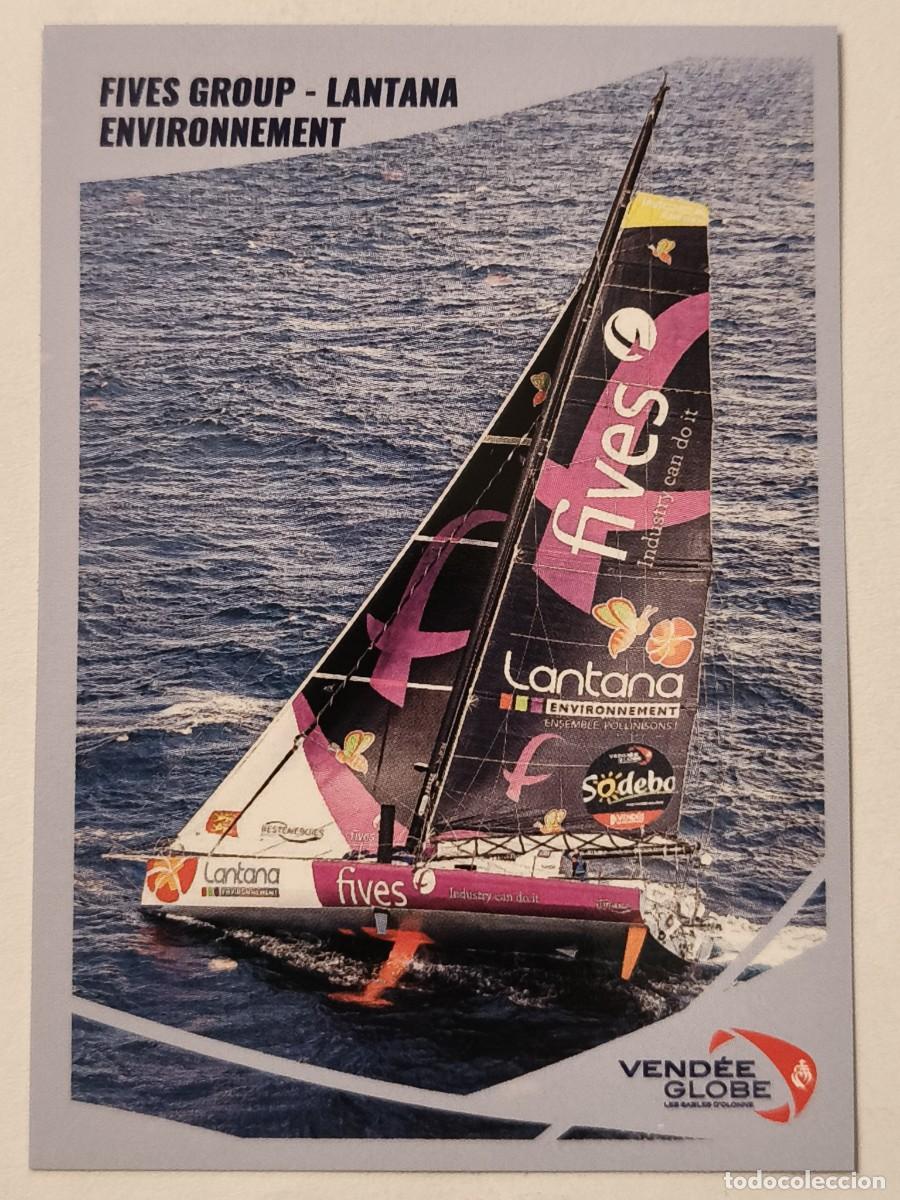 Coleccionismo deportivo: #64 FIVES GROUP-LANTANA-ENVIRONNEMENT VENDEE GLOBE 2024 VELA PANINI