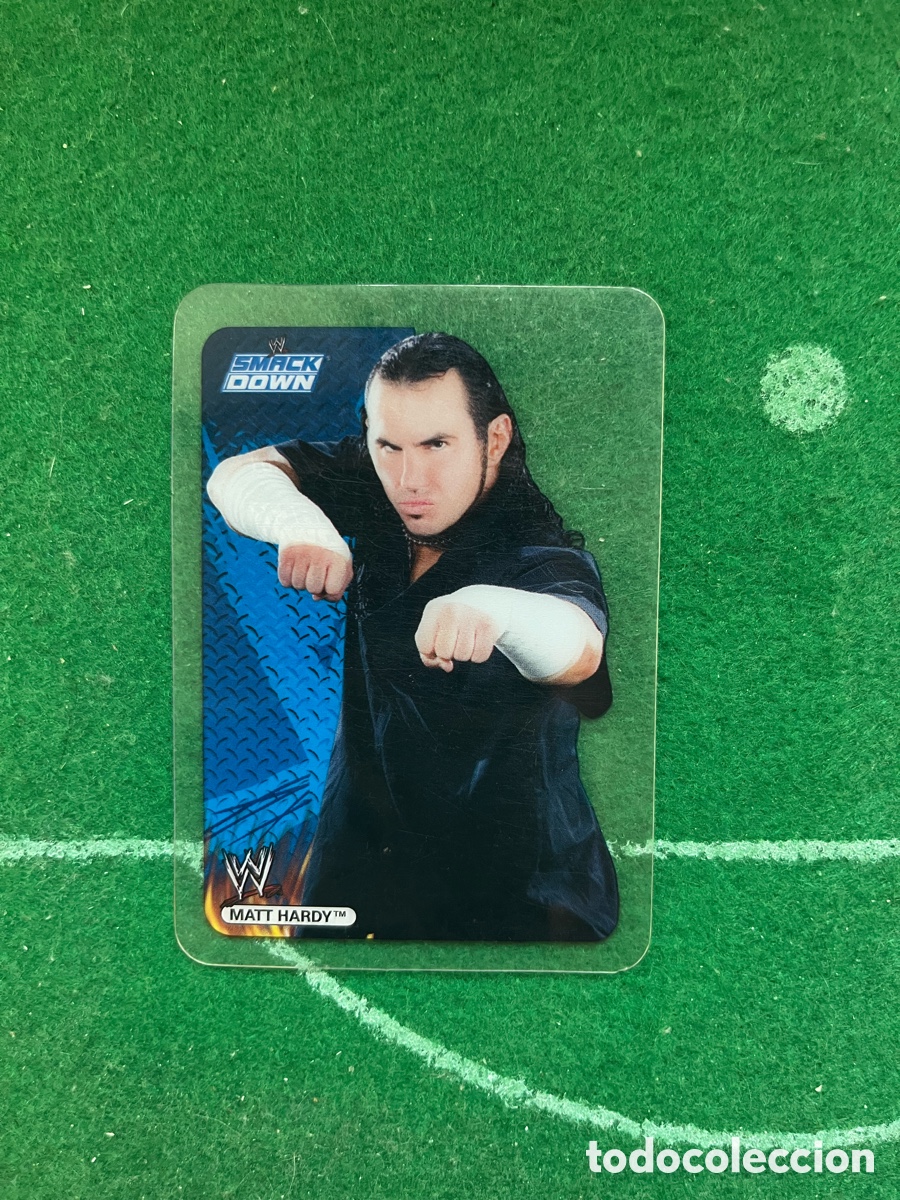 Coleccionismo deportivo: 19 MATT HARDY SMACKDOWN WWE LAMINCARDS 2007 EDIBAS MUNDICROMO