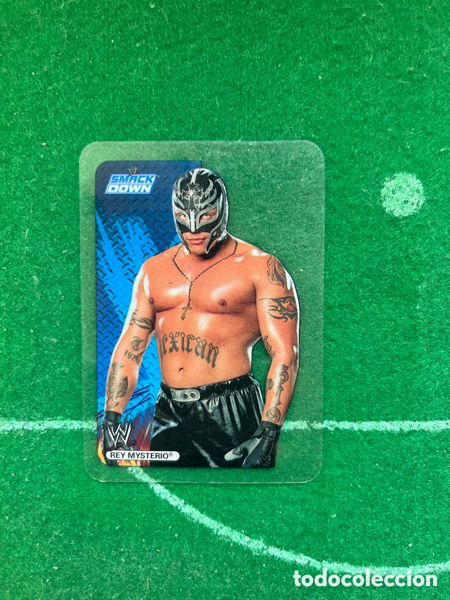 Coleccionismo deportivo: 22 REY MYSTERIO SMACKDOWN WWE LAMINCARDS 2007 EDIBAS MUNDICROMO