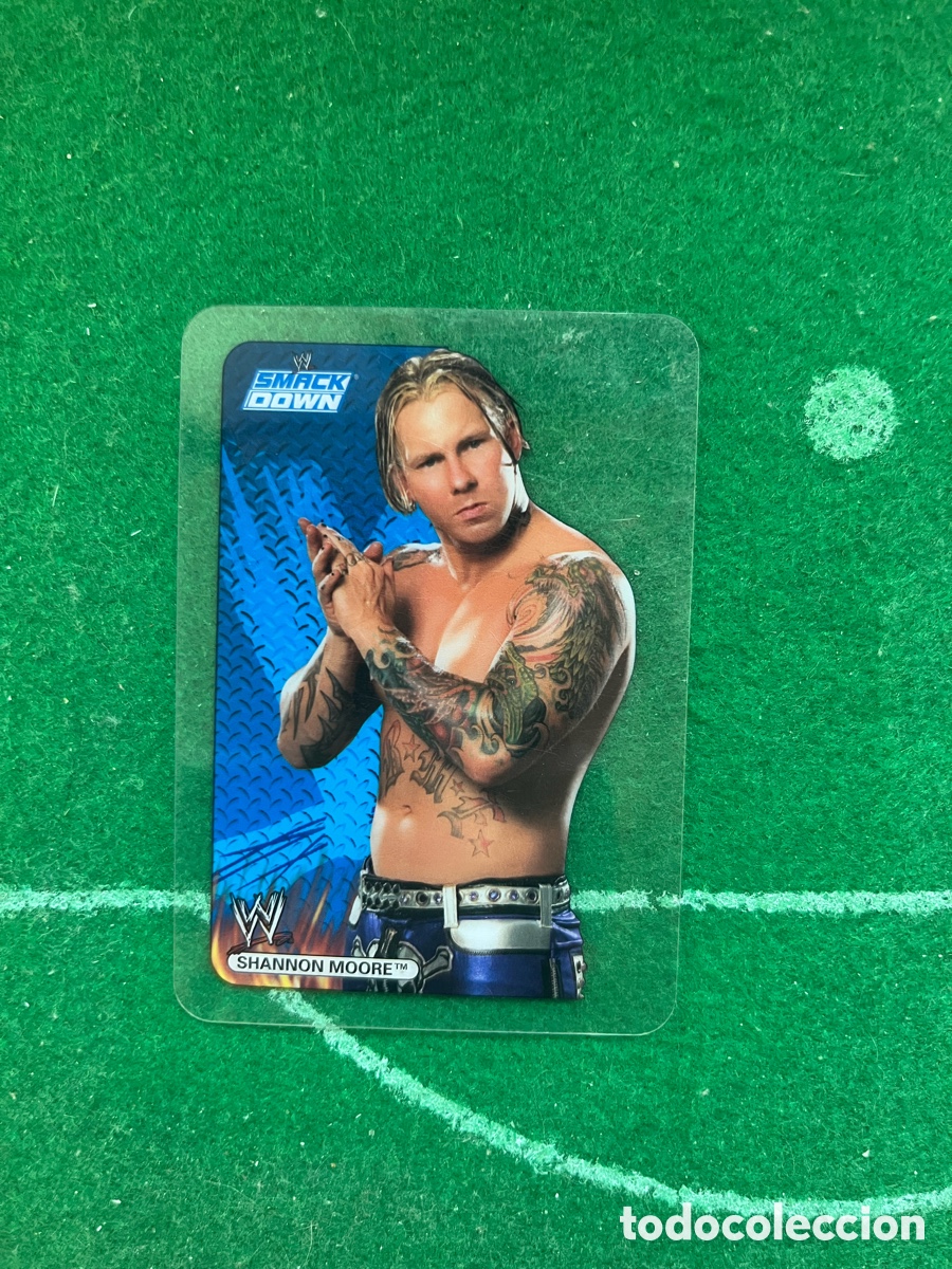 Coleccionismo deportivo: 24 SHANNON MOORE SMACKDOWN WWE LAMINCARDS 2007 EDIBAS MUNDICROMO