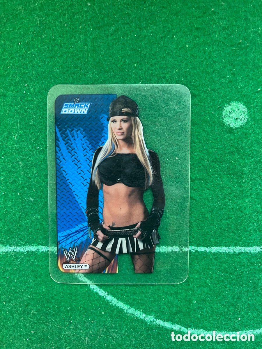 Coleccionismo deportivo: 28 ASHLEY SMACKDOWN WWE LAMINCARDS 2007 EDIBAS MUNDICROMO