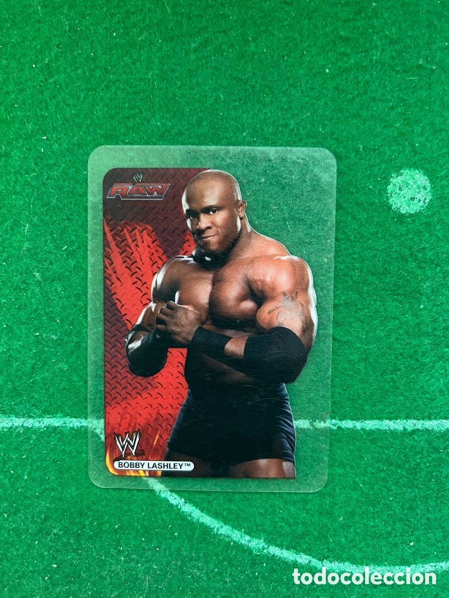 Coleccionismo deportivo: 35 BOBBY LASHLEY RAW WWE LAMINCARDS 2007 EDIBAS MUNDICROMO