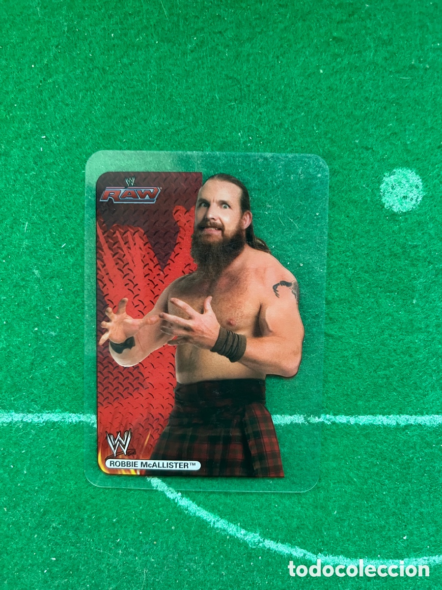 Coleccionismo deportivo: 49 ROBBIE MCALLISTER RAW WWE LAMINCARDS 2007 EDIBAS MUNDICROMO