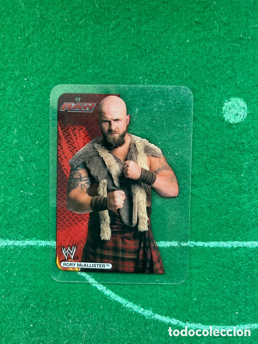 Coleccionismo deportivo: 51 RORY MCALLISTER RAW WWE LAMINCARDS 2007 EDIBAS MUNDICROMO