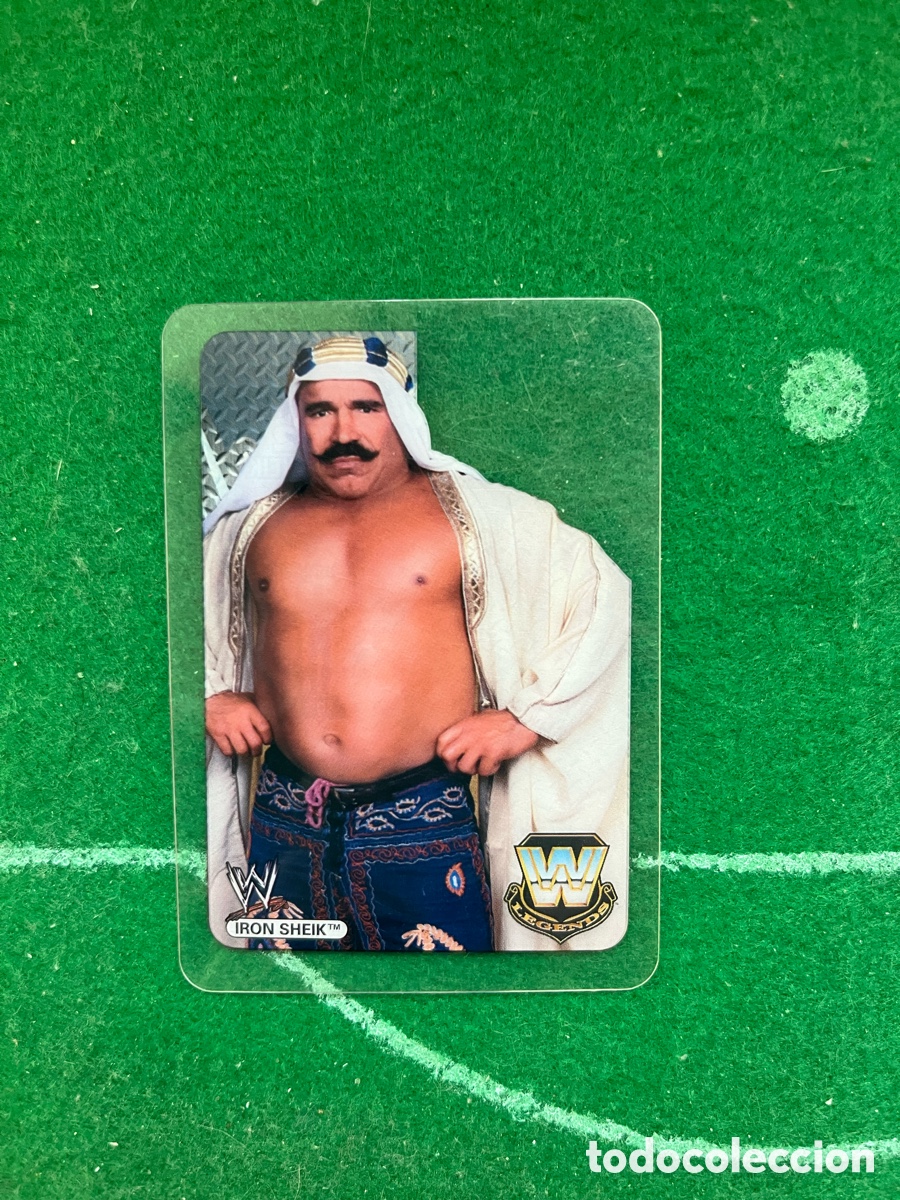 Coleccionismo deportivo: 102 IRON SHEIK WWE LAMINCARDS 2007 EDIBAS MUNDICROMO LEGENDS