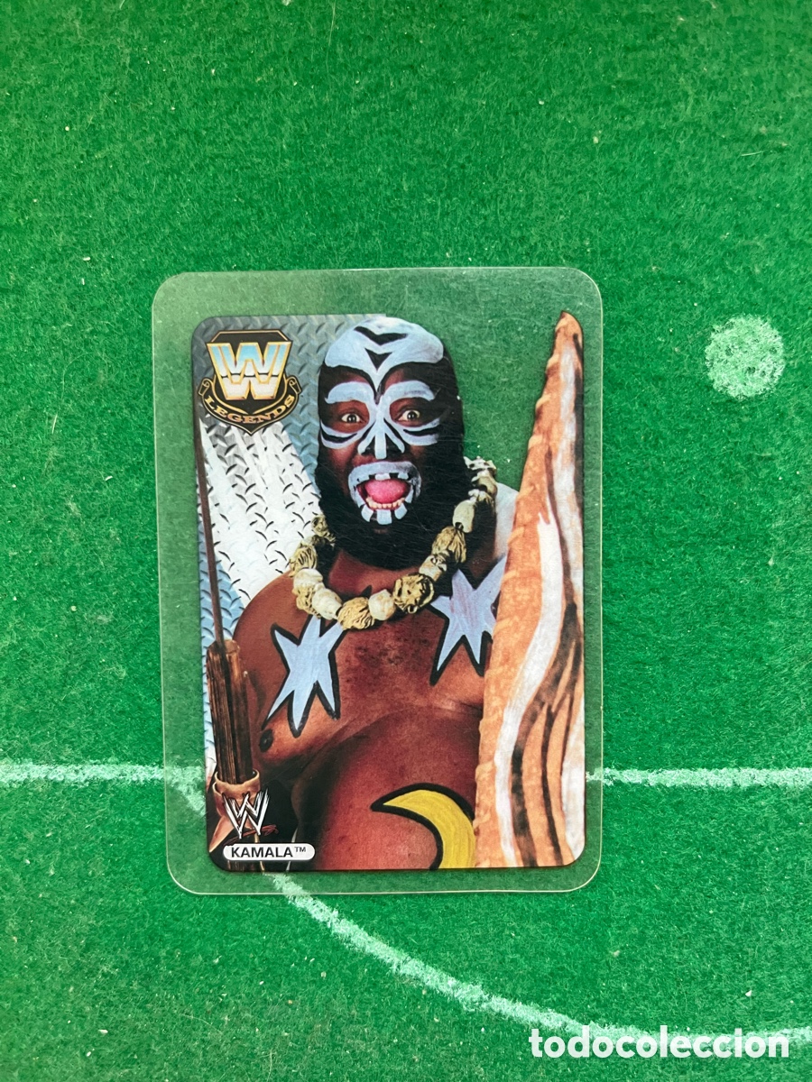 Coleccionismo deportivo: 107 KAMALA WWE LAMINCARDS 2007 EDIBAS MUNDICROMO LEGENDS