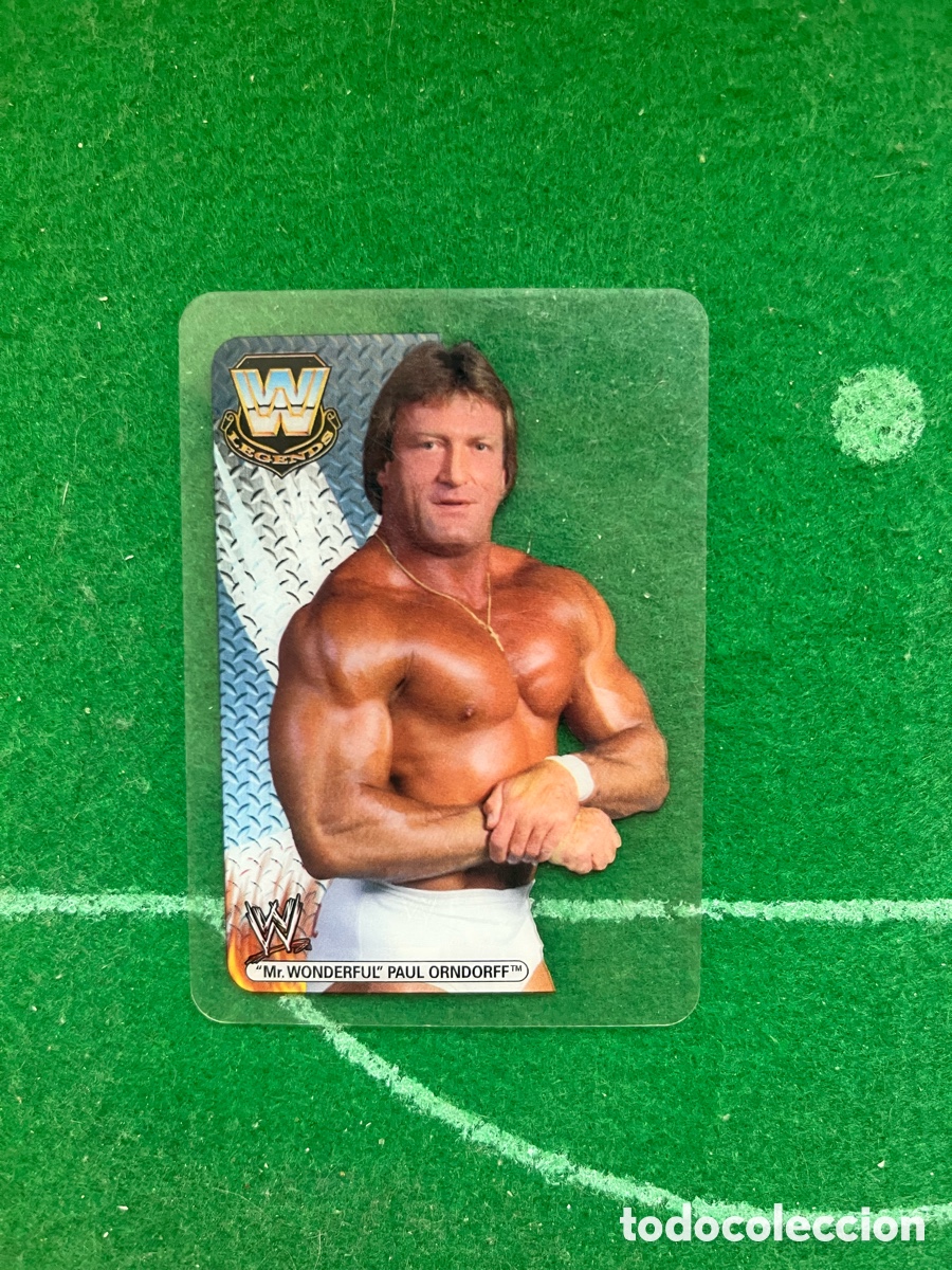 Coleccionismo deportivo: 113 MR WONDERFUL PAUL ORNDORFF WWE LAMINCARDS 2007 EDIBAS MUNDICROMO LEGENDS