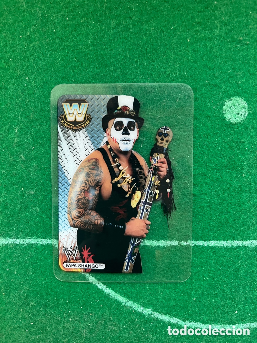 Coleccionismo deportivo: 116 PAPA SHANGO WWE LAMINCARDS 2007 EDIBAS MUNDICROMO LEGENDS