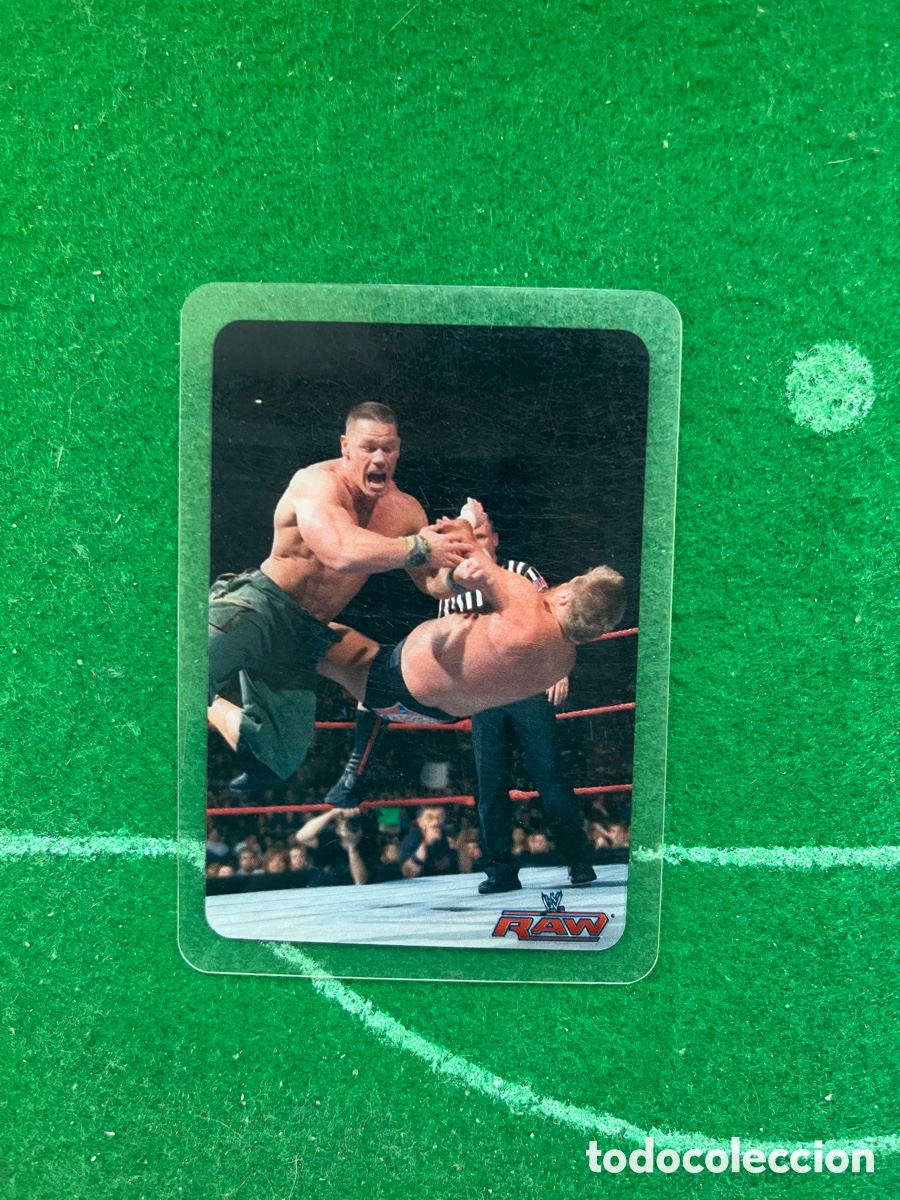 Coleccionismo deportivo: 128 BODYSLAM JOHN CENA RAW WWE LAMINCARDS 2007 EDIBAS MUNDICROMO