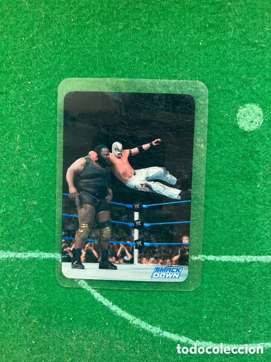 Coleccionismo deportivo: 130 DROPKICK REY MYSTERIO SMACKDOWN WWE LAMINCARDS 2007 EDIBAS MUNDICROMO