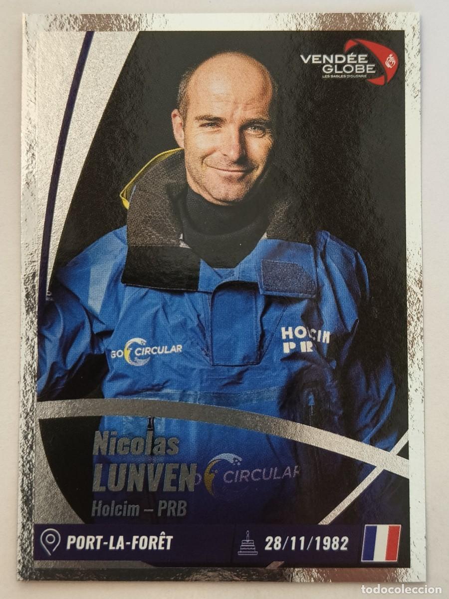 Coleccionismo deportivo: #106 NICOLAS LUNVEN (FRANCIA) VENDEE GLOBE 2024 VELA PANINI