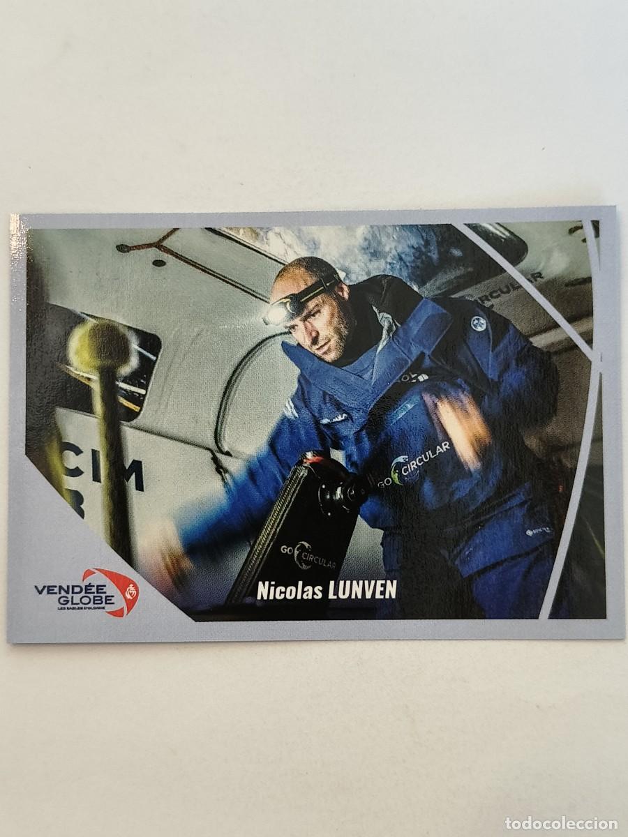 Coleccionismo deportivo: #107 NICOLAS LUNVEN (FRANCIA) VENDEE GLOBE 2024 VELA PANINI