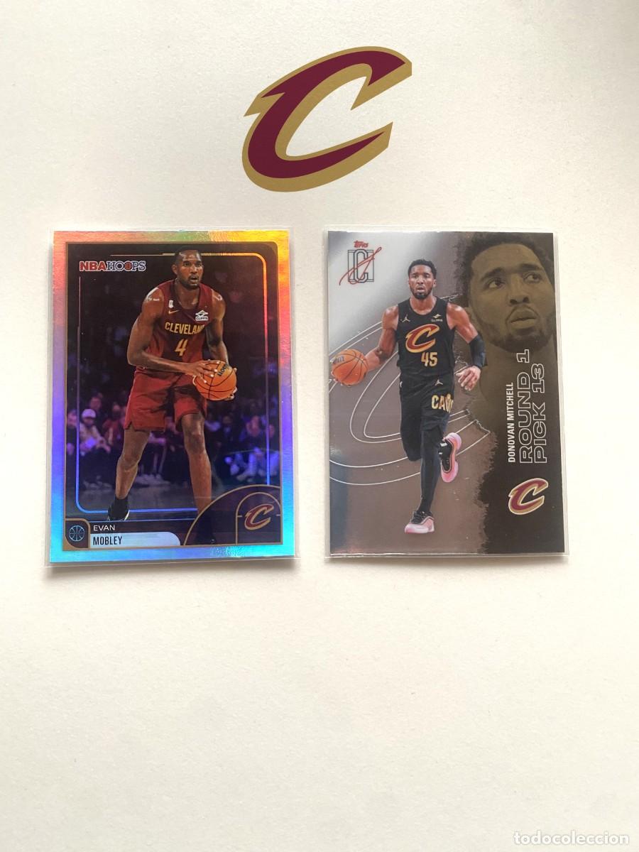 Coleccionismo deportivo: Pack Cartas NBA Cleveland Cavaliers - Donovan Mitchell & Evan Mobley