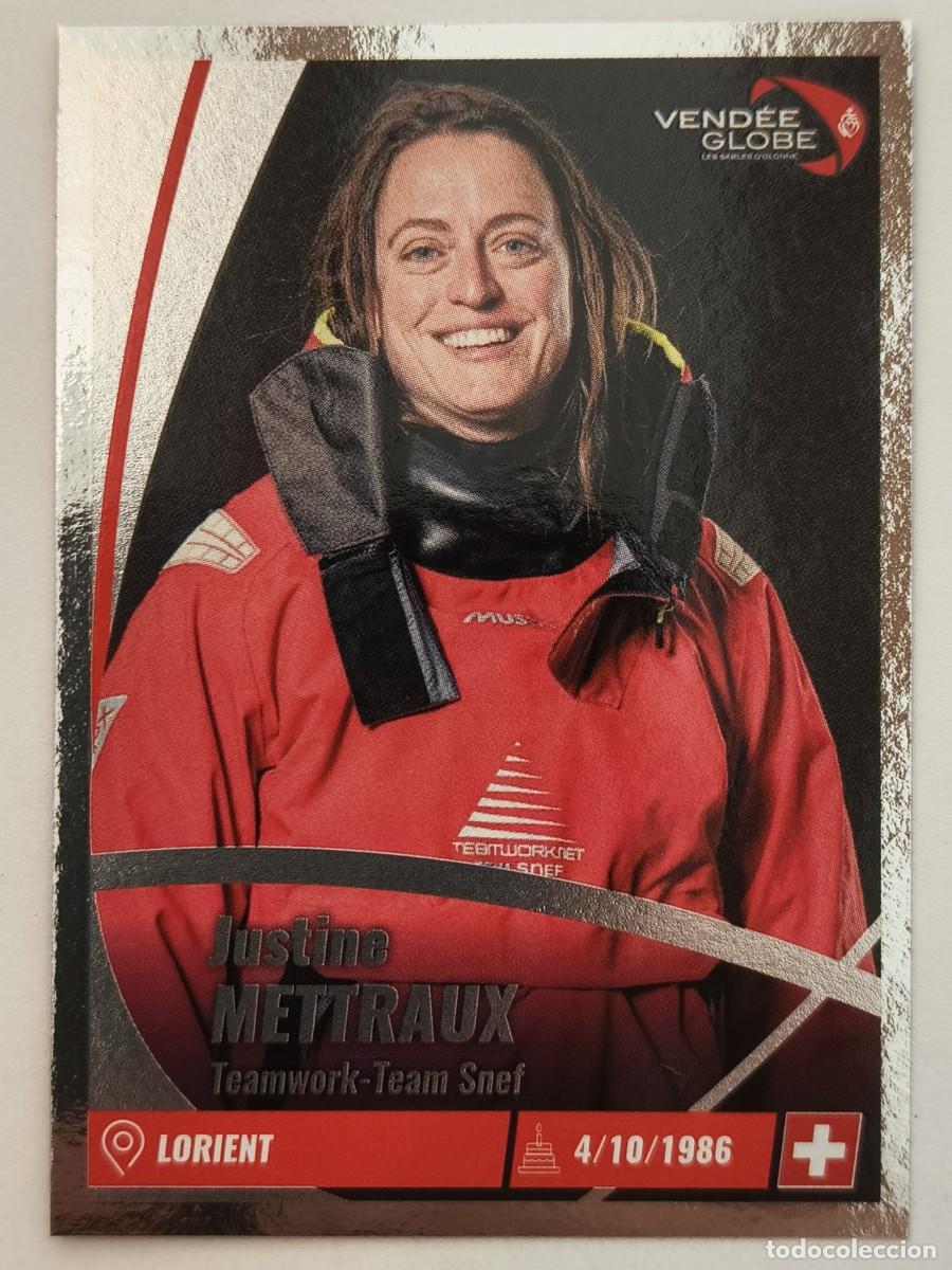 Coleccionismo deportivo: #116 JUSTINE METTRAUX (SUIZA) VENDEE GLOBE 2024 VELA PANINI
