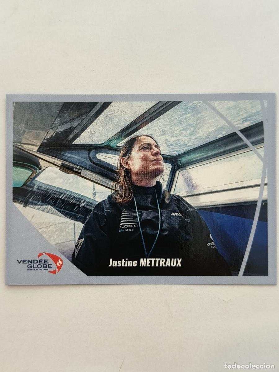 Coleccionismo deportivo: #117 JUSTINE METTRAUX (SUIZA) VENDEE GLOBE 2024 VELA PANINI