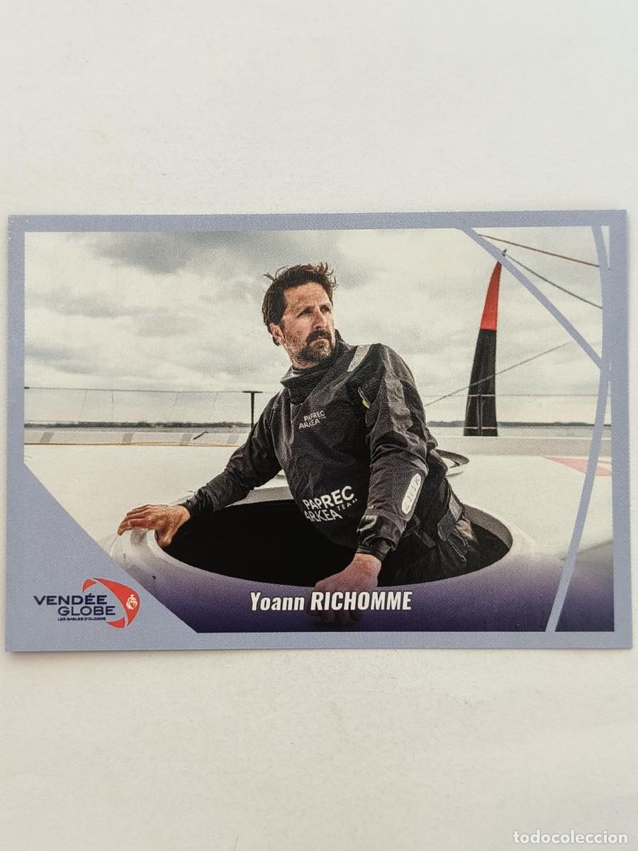 Coleccionismo deportivo: #124 YOANN RICHOMME (FRANCIA) VENDEE GLOBE 2024 VELA PANINI
