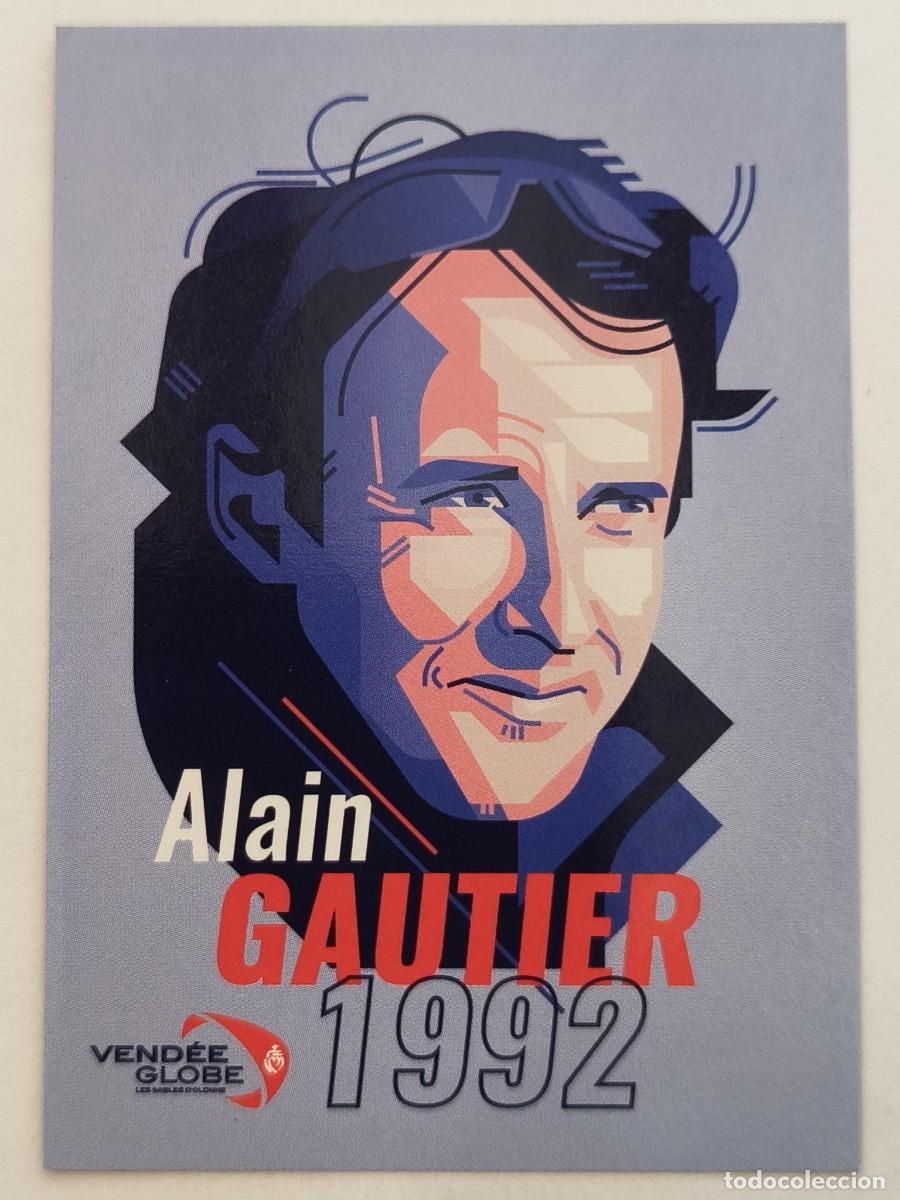 Coleccionismo deportivo: #136 ALAIN GAUTIER 1992 VENDEE GLOBE 2024 VELA PANINI