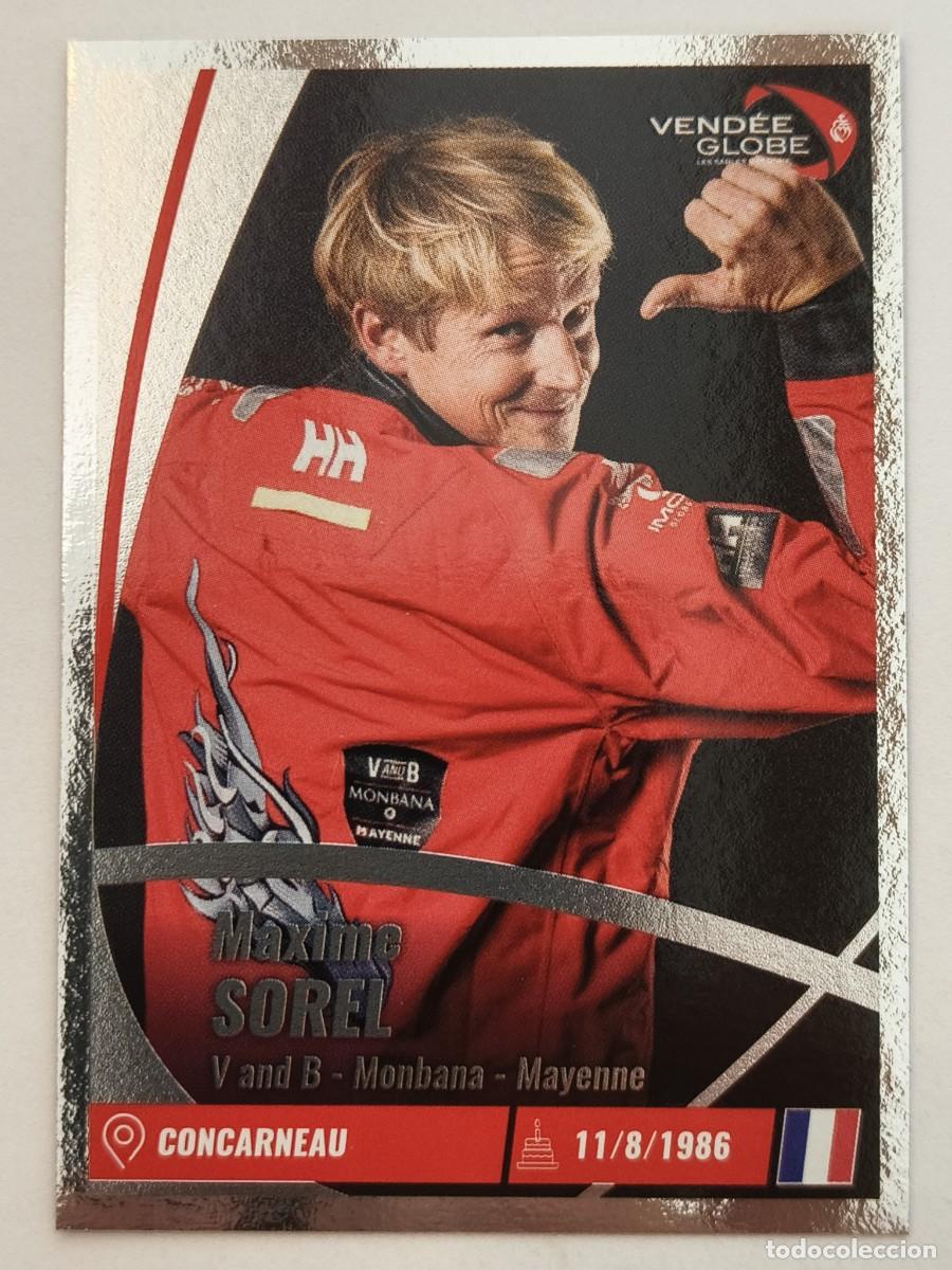 Coleccionismo deportivo: #153 MAXIME SOREL (FRANCIA) VENDEE GLOBE 2024 VELA PANINI