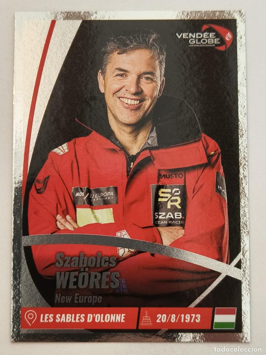 Coleccionismo deportivo: #164 SZABOLCS WEORES (HUNGRIA) VENDEE GLOBE 2024 VELA PANINI
