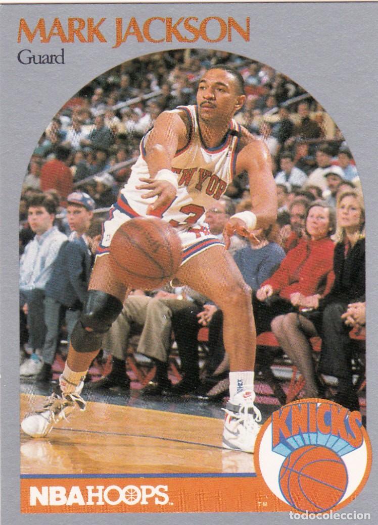 Colecionismo desportivo: NBA HOOP N&ordm; 205 MARK JACKSON -LYLE Y ERIK MENENDEZ TRADING CARD (NUEVO DE SOBRE)