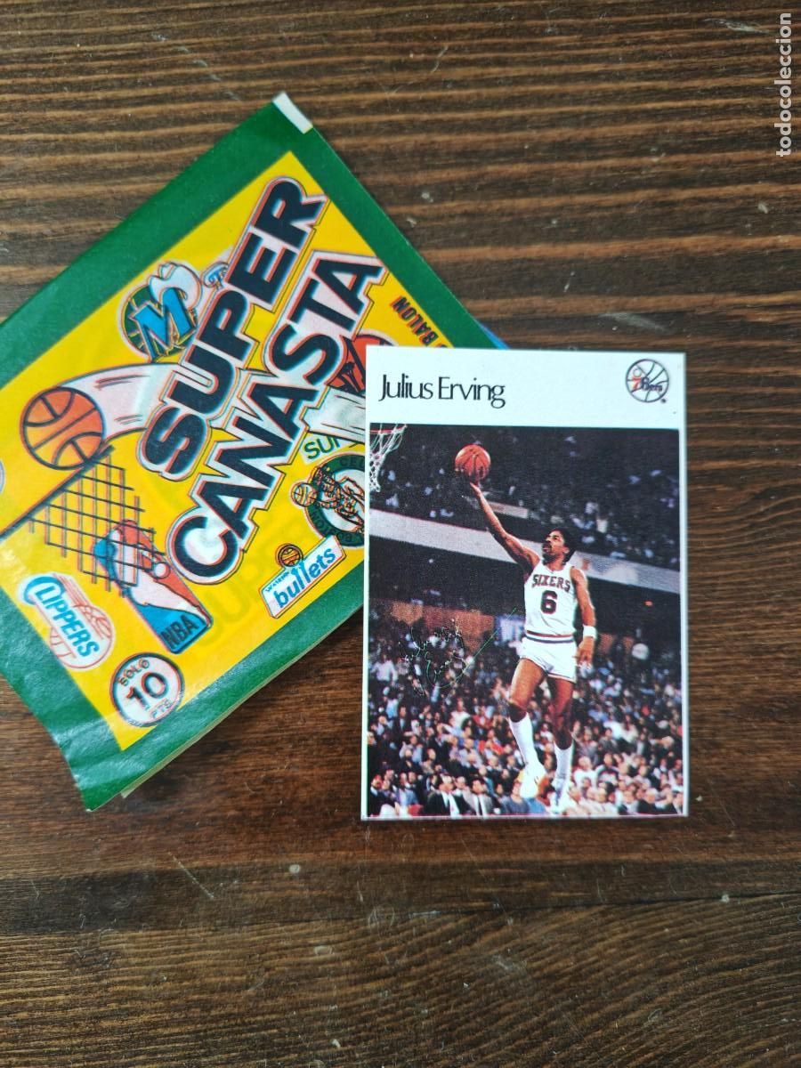 Colecionismo desportivo: Julius Erving 1988 supercanasta sobre NBA