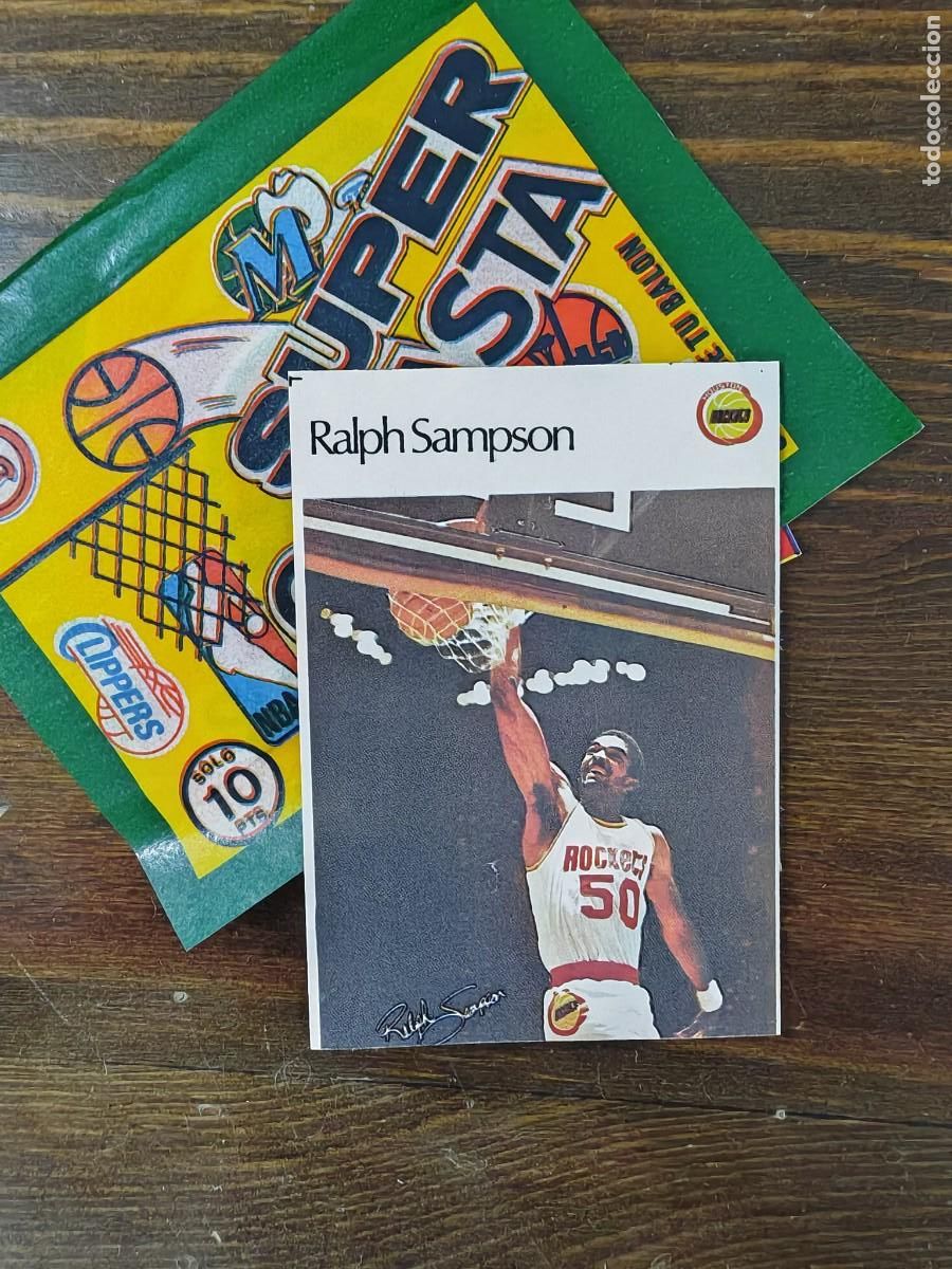 Collectionnisme sportif: Ralph Sanpson 1988 supercanasta sobre NBA