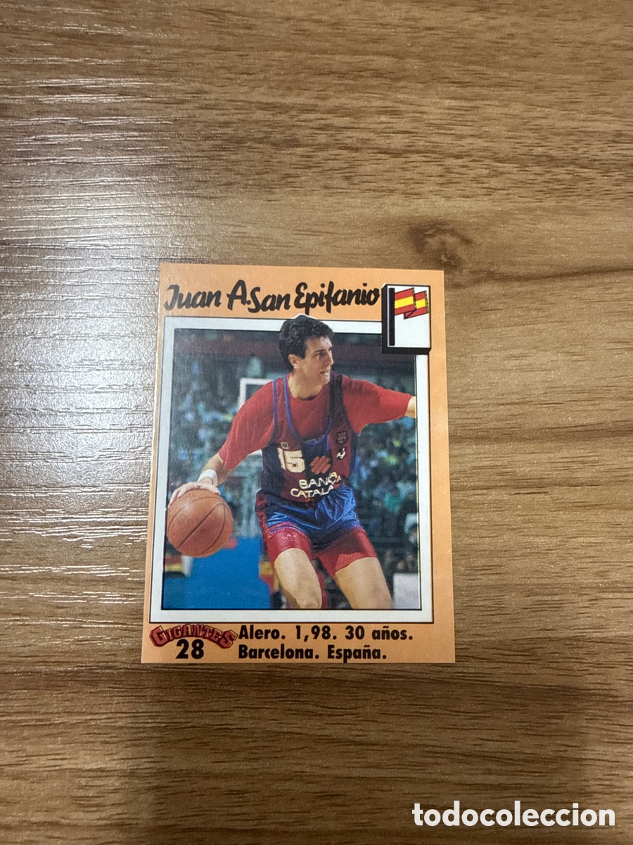 Coleccionismo deportivo: 1989 EPI FC BARCELONA N&ordm; 63 GIGANTES BASKET SIN PEGAR