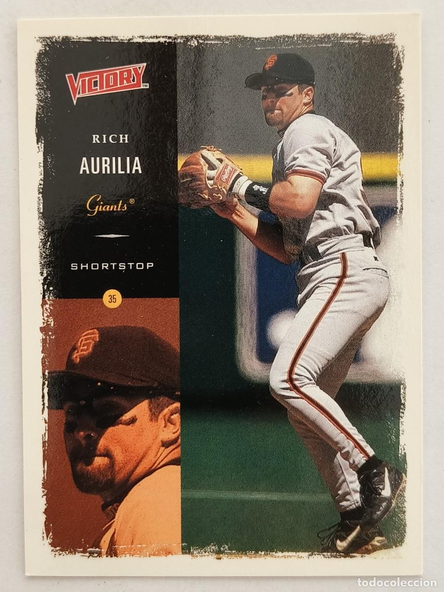 Coleccionismo deportivo: #141 RICH AURILIA (SAN FRANCISCO GIANTS) BEISBOL MLB 2000 UPPER DECK VICTORY