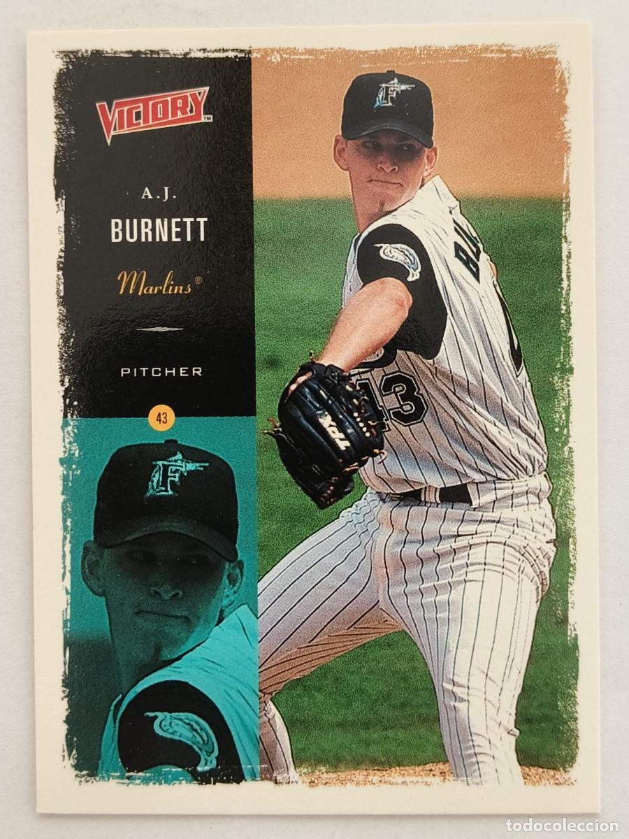 Coleccionismo deportivo: #172 A.J. BURNETT (FLORIDA MARLINS) BEISBOL MLB 2000 UPPER DECK VICTORY