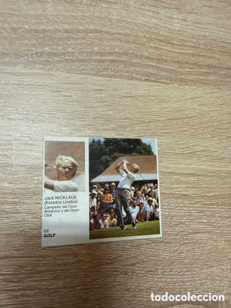 Coleccionismo deportivo: 1983 Jack Nicklaus golf # 69 Bruguera sin pegar