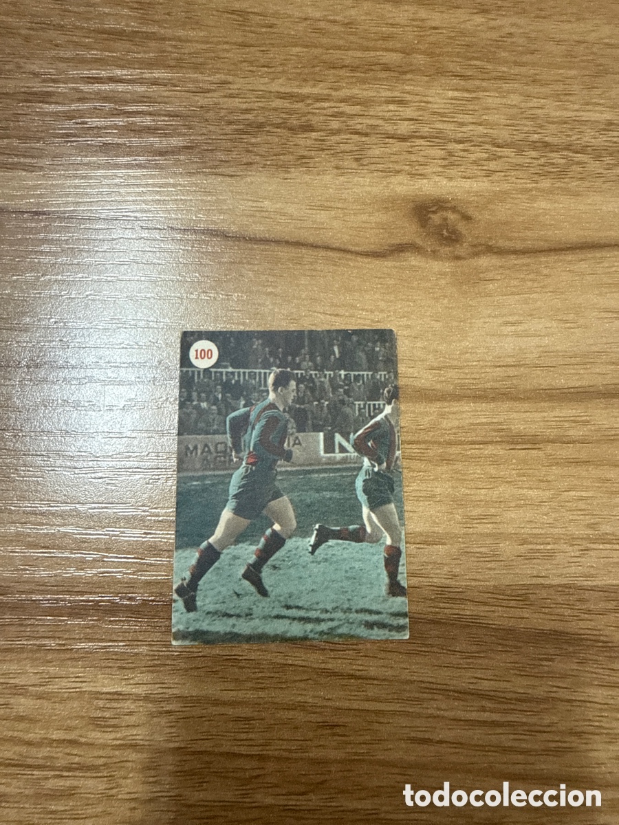 Coleccionismo deportivo: 1953 KUBALA FC BARCELONA N&ordm; 100 FHER SIN PEGAR