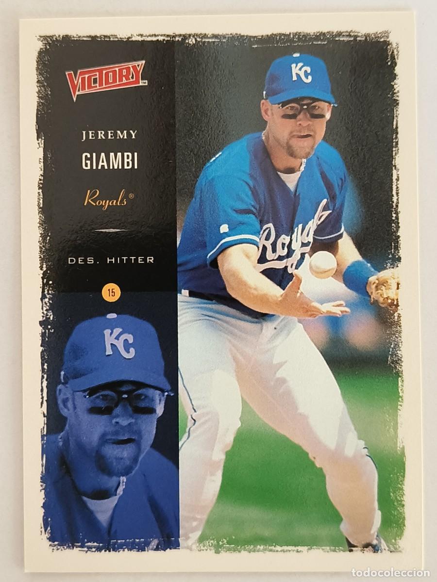 Coleccionismo deportivo: #284 JEREMY GIAMBI (KANSAS CITY ROYALS) BEISBOL MLB 2000 UPPER DECK VICTORY