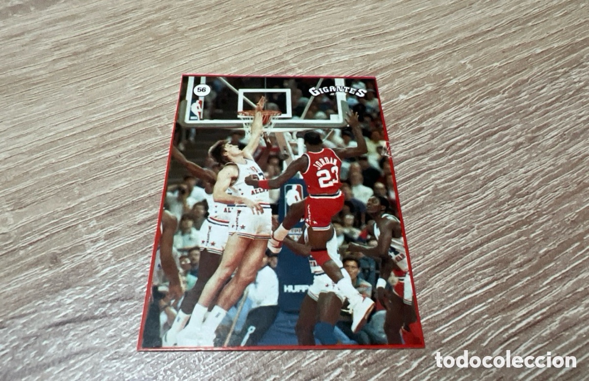 Coleccionismo deportivo: 1987 MICHAEL JORDAN N&ordm; 56 GIGANTES NBA SIN PEGAR
