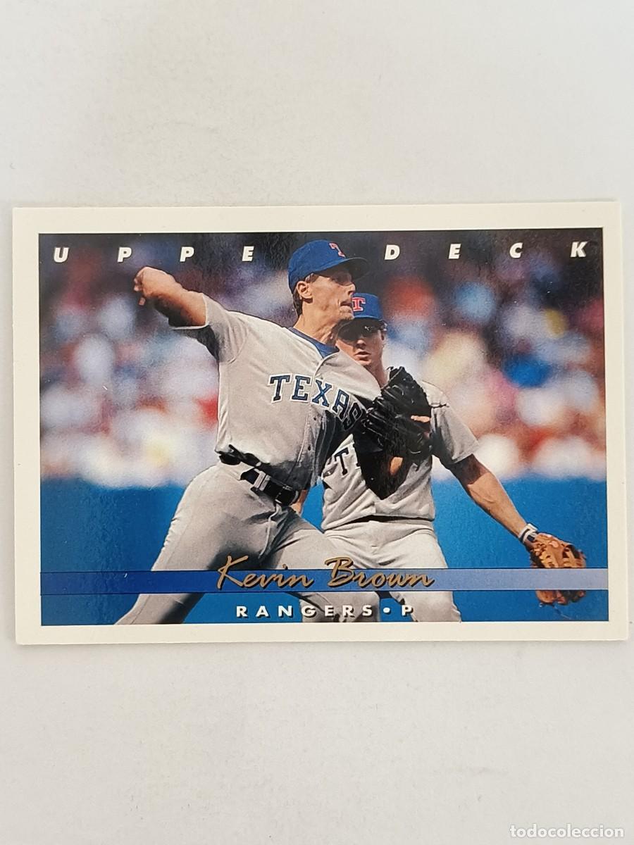 Coleccionismo deportivo: #76 KEVIN BROWN (TEXAS RANGERS) BEISBOL MLB 1993 UPPER DECK
