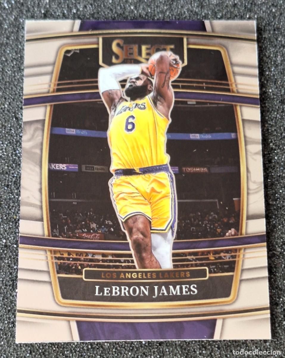 Coleccionismo deportivo: Lebron James Los Angeles Lakers Panini Select Basketball 2021-22 #100