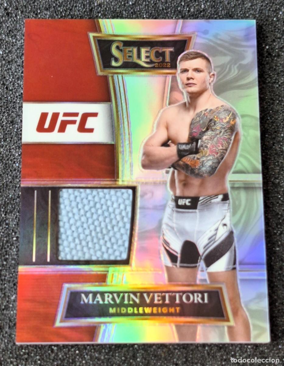 Coleccionismo deportivo: Marvin Vettori Panini Select UFC 2022 #SS-MVT Patch Selective Swatches Prizm