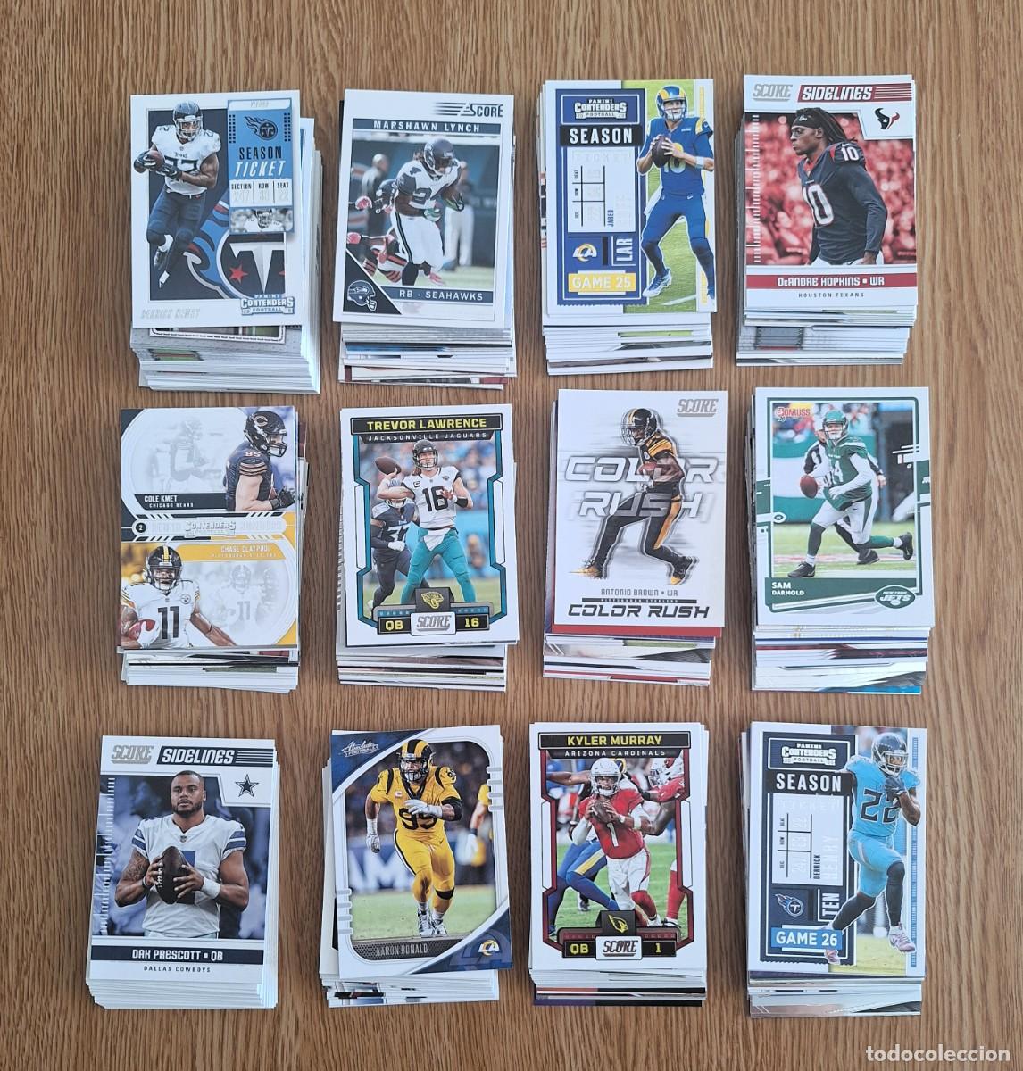 Coleccionismo deportivo: Lote 250 cards Football NFL Panini Topps Futbol Americano