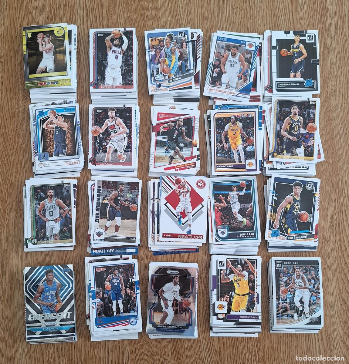 Coleccionismo deportivo: Lote 400 cards Basketball NBA Panini Topps Baloncesto