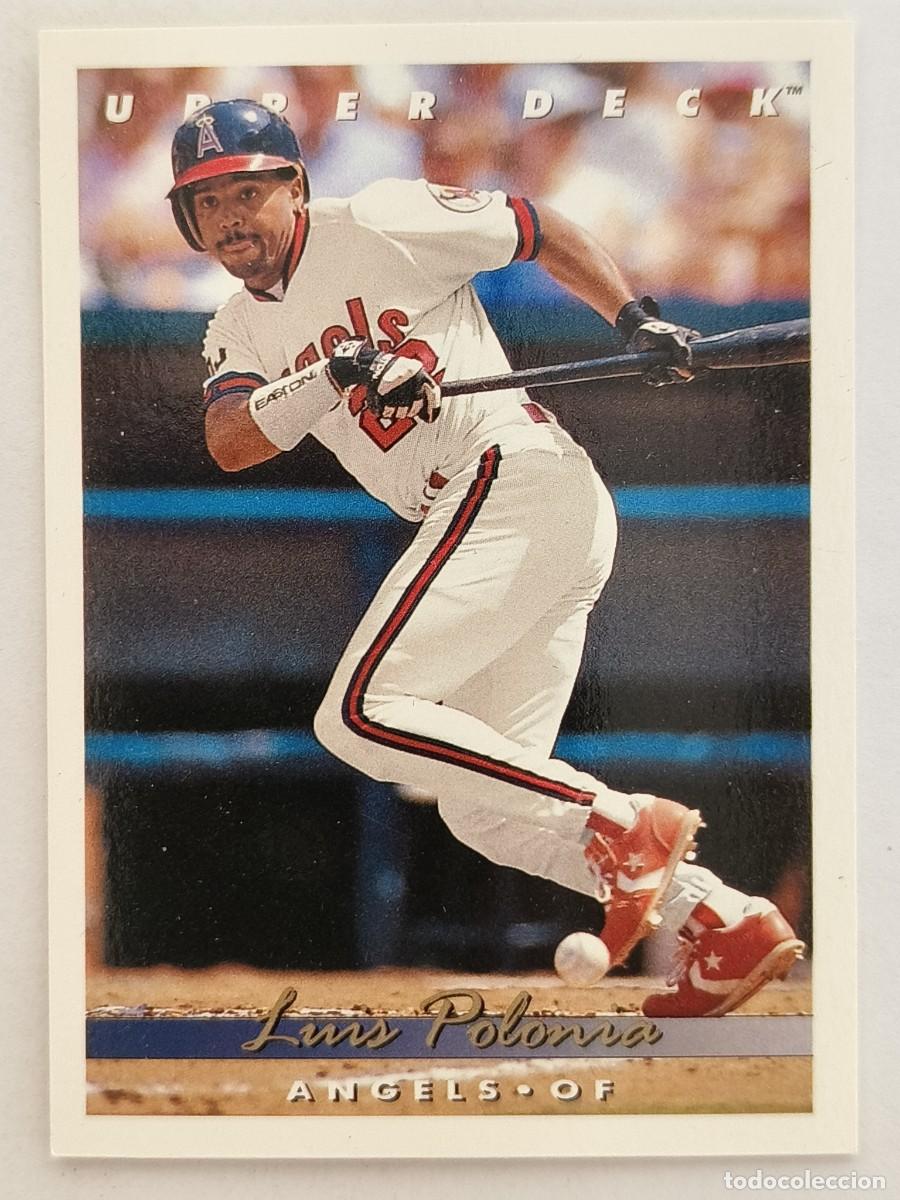 Coleccionismo deportivo: #178 LUIS POLONIA (CALIFORNIA ANGELS) BEISBOL MLB 1993 UPPER DECK